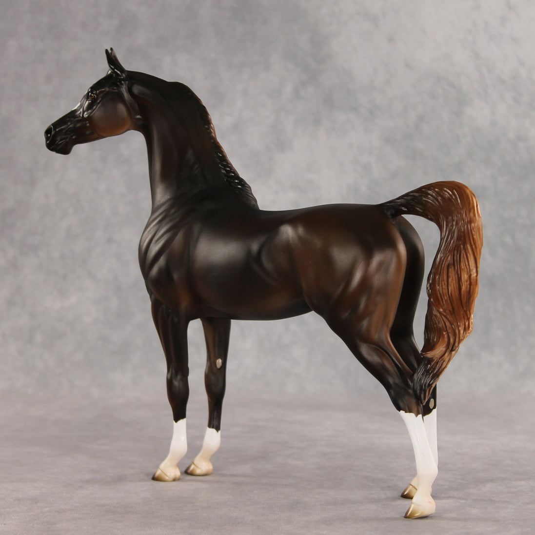 Charmmed by Chocolate OOAK FCM Arabian Stallion by Stephanie Blaylock & Matt Samuels GS26