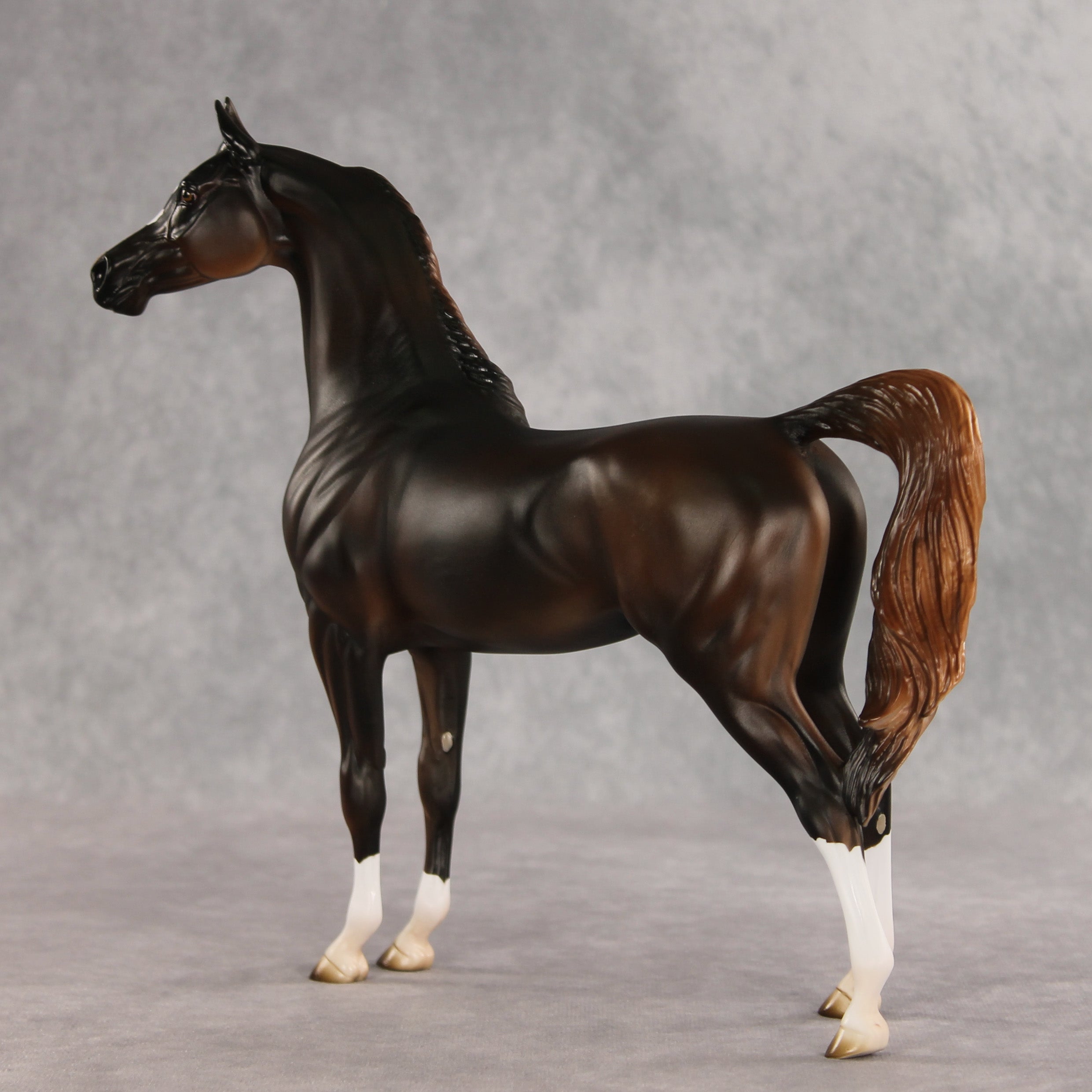 Charmmed by Chocolate OOAK FCM Arabian Stallion by Stephanie Blaylock & Matt Samuels GS26