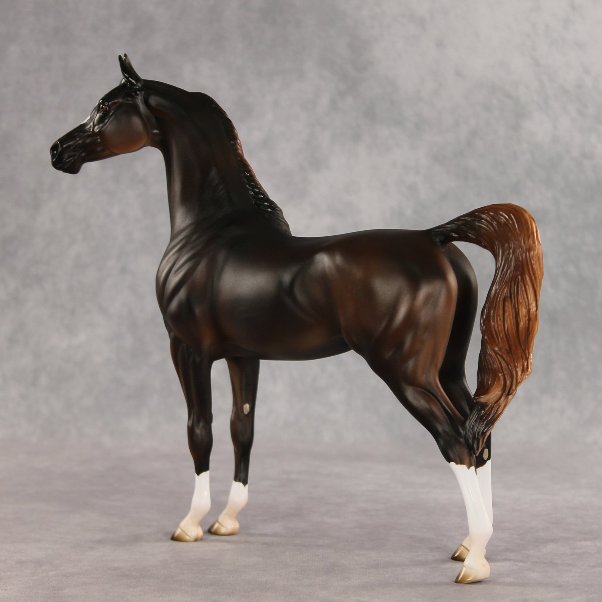 Charmmed by Chocolate OOAK FCM Arabian Stallion by Stephanie Blaylock &amp; Matt Samuels GS26