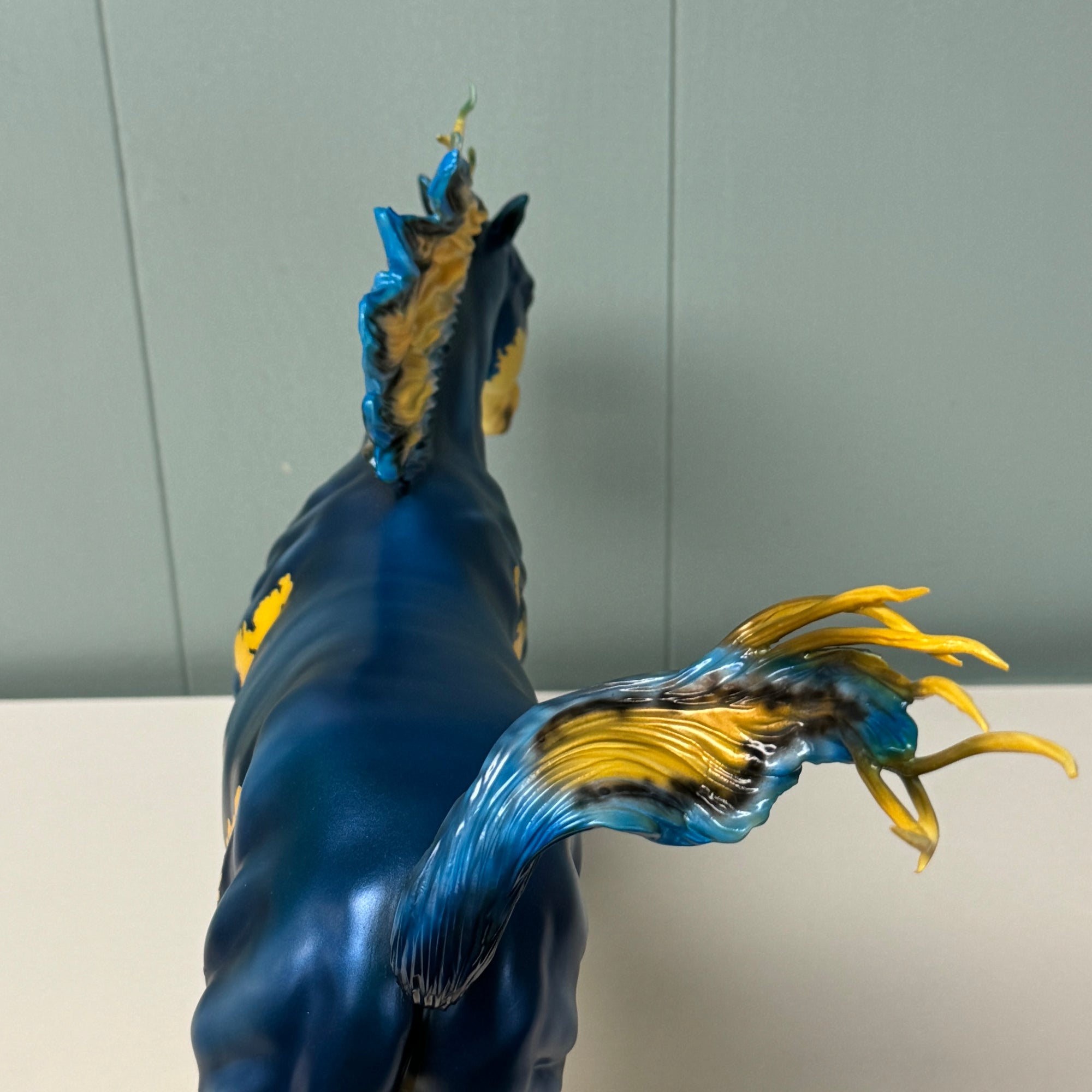 Demoiselle Extreme SAMPLE Blue Yellow Deco Remington By Ellen Robbins EQ24 From the AotH Flat Art Traditional Entry By Leah Smith SS1024