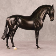 Kahlua OOAK Dappled Sunburnt Black Andalusian Mare By Ashley Palmer HS24