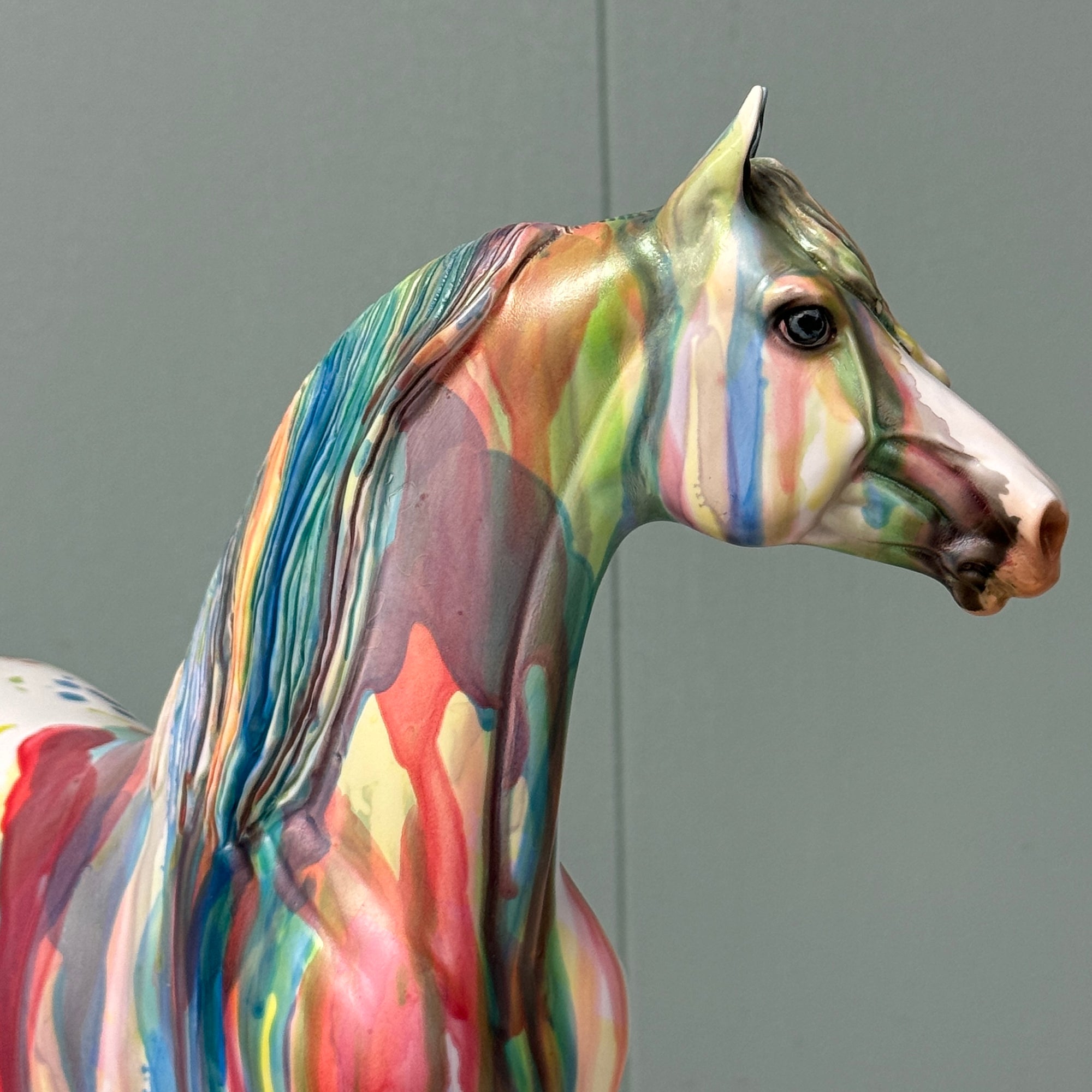 Rainbows &amp; Sprinkles OOAK Deco Morgan By Dawn Quick EQ24