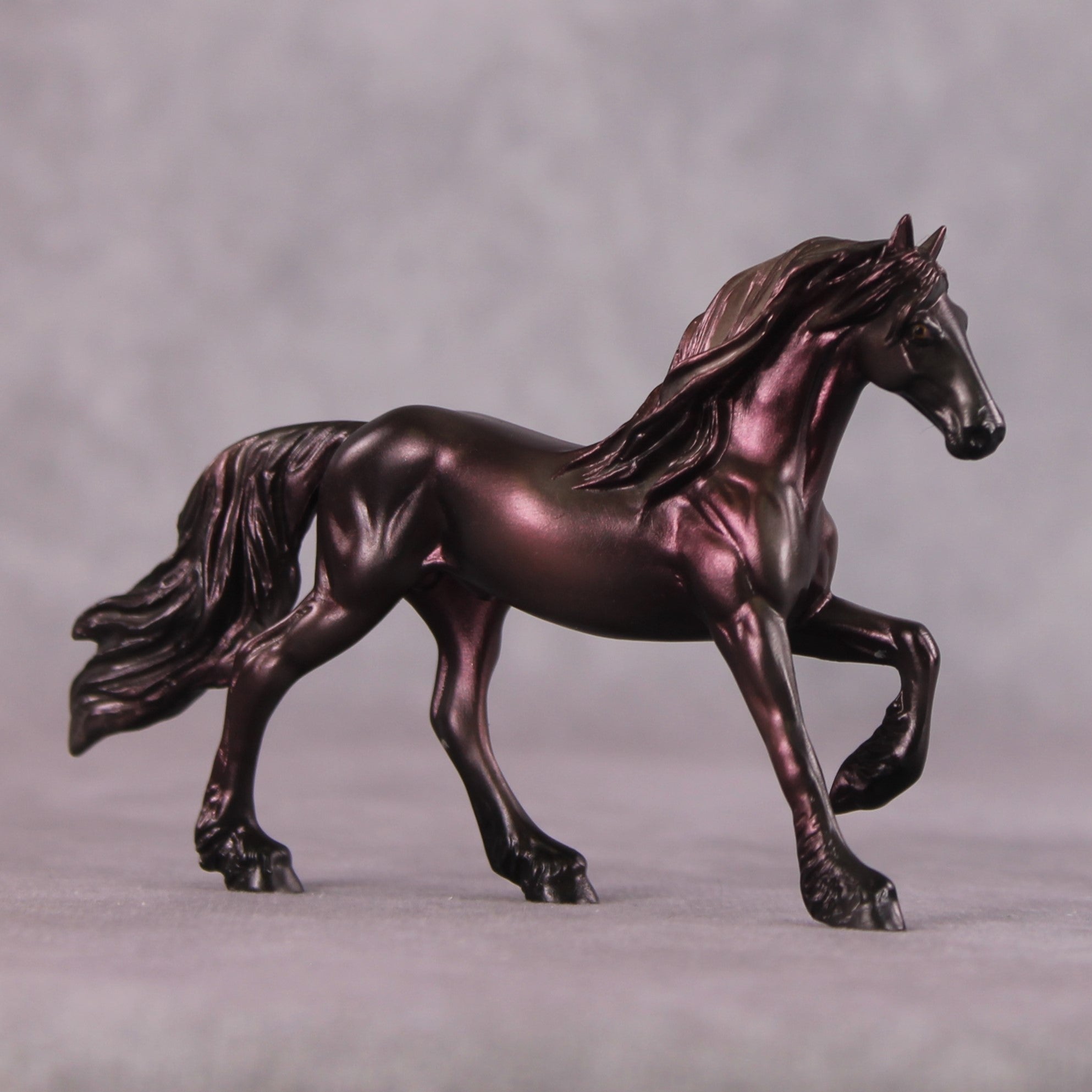 "New Moon" OOAK Friesian Chip By Kike Duarte SHCF25OS