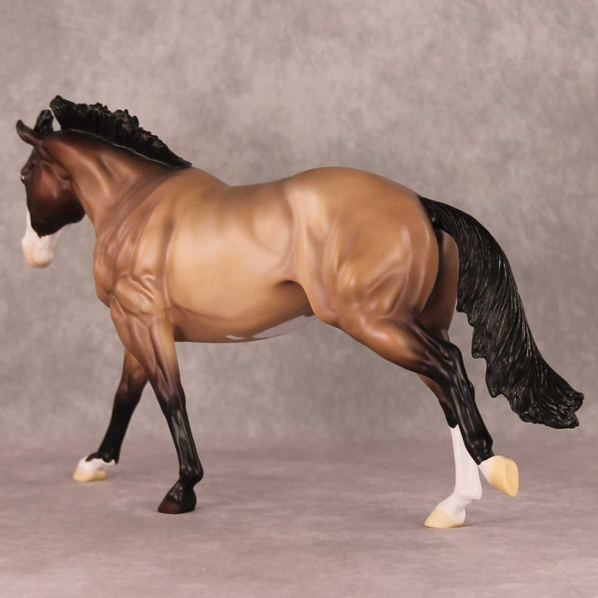 Chimney Sweep OOAK Red Roan Custom Remington By Ellen Robbins HS24