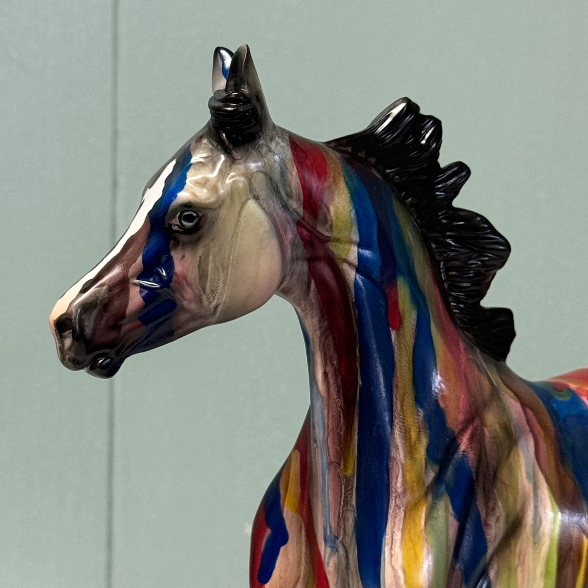 Jackson OOAK Paint Drip Deco Arab Yearling By Dawn Quick EQ24