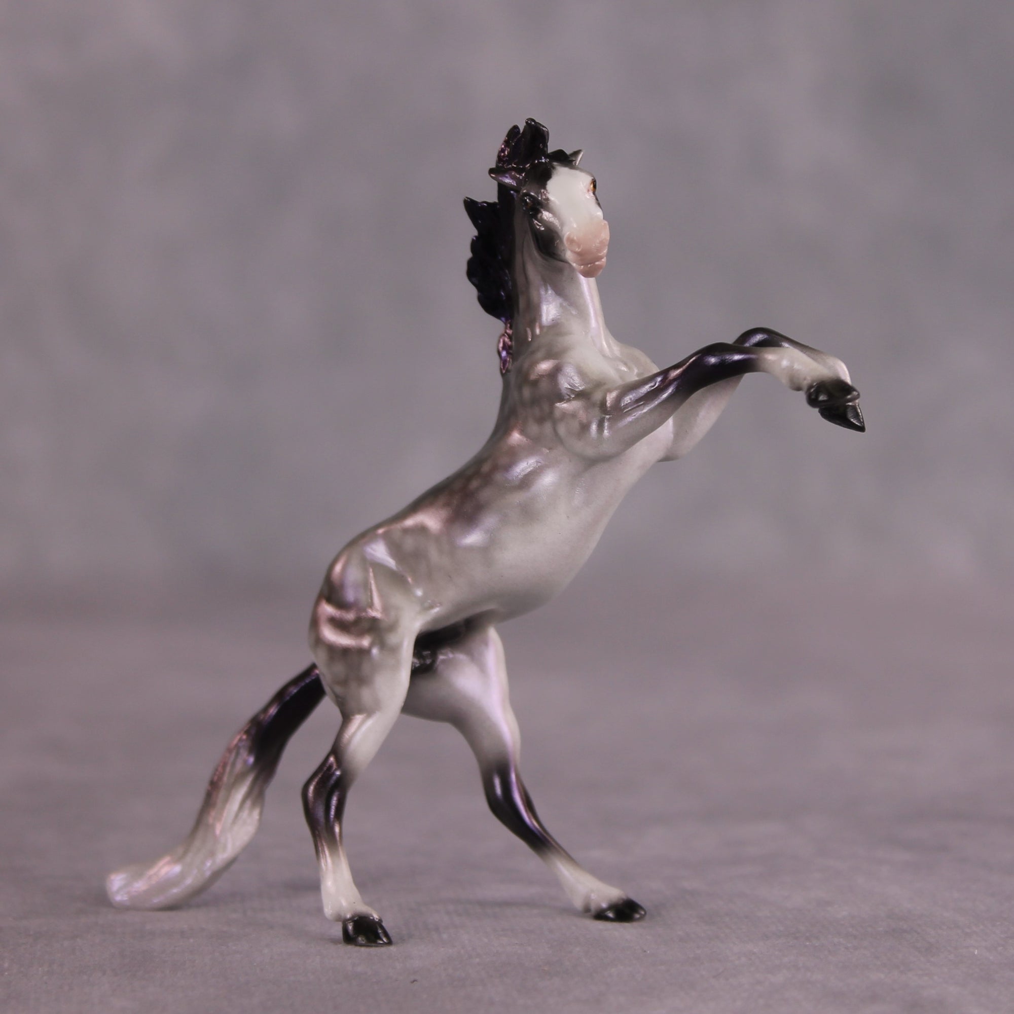 "Malcontent" OOAK Rearing Chip By Ellen Robbins SHCF25