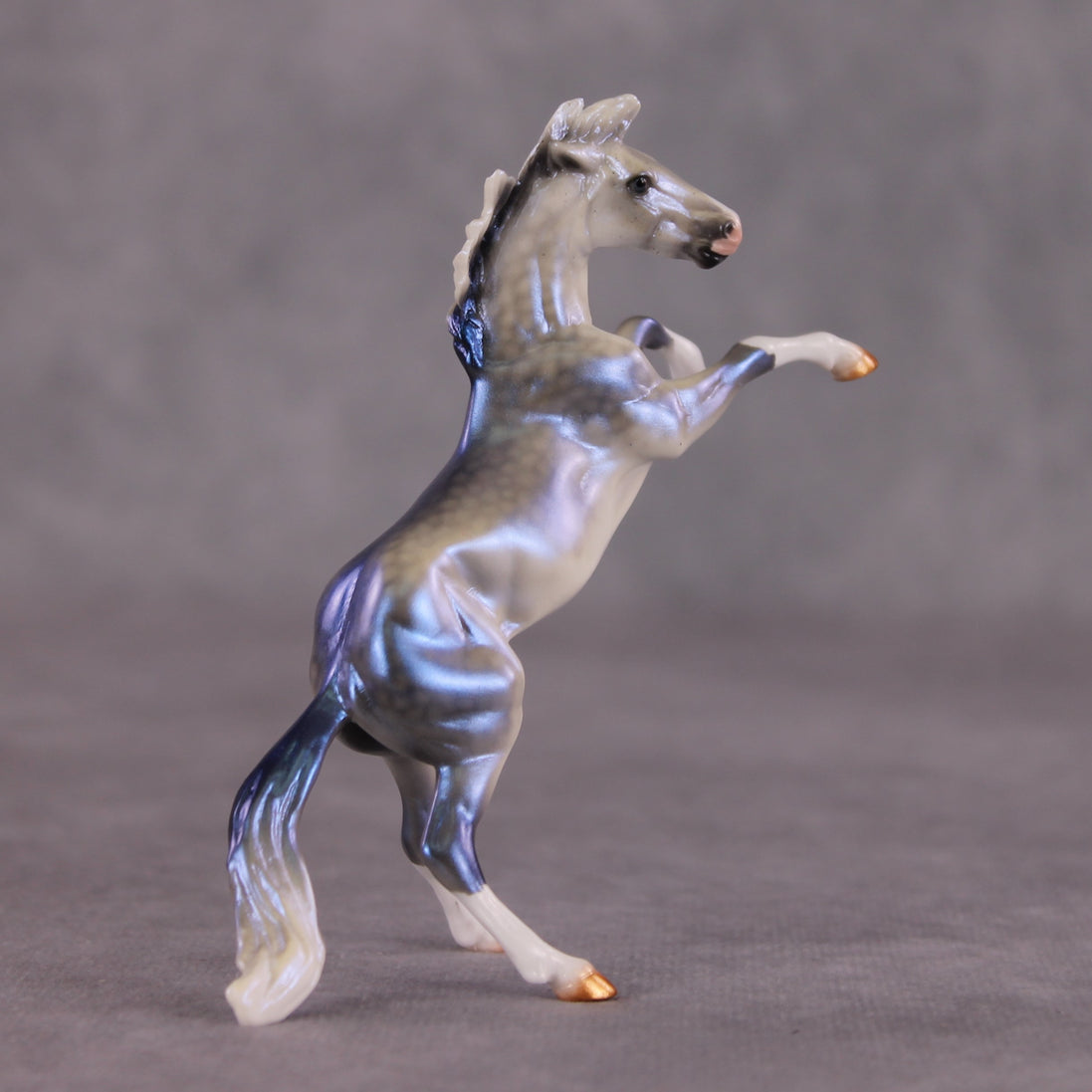 "Thunder Rolls"  OOAK Rearing Chip by Ellen Robbins SHCF25