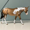 Epiphany OOAK Dappled Buckskin Tobiano Mule By Dawn Quick EQ24