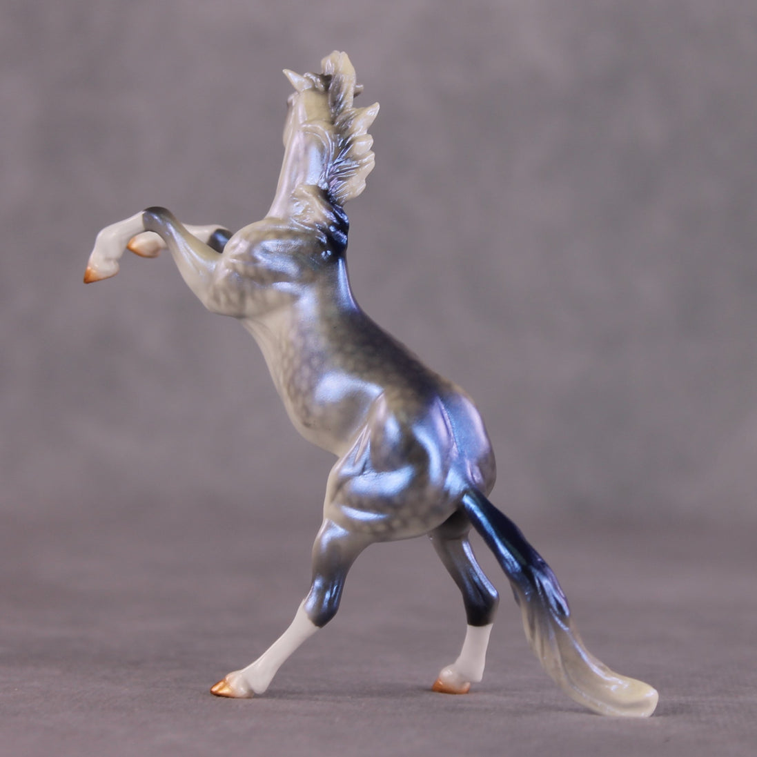 "Thunder Rolls"  OOAK Rearing Chip by Ellen Robbins SHCF25