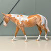 If You&#39;re Lucky OOAK Dappled Palomino Tobiano Mule By Dawn Quick EQ24