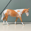 If You&#39;re Lucky OOAK Dappled Palomino Tobiano Mule By Dawn Quick EQ24