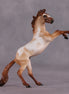"Ocean of Fire" OOAK Rearing Chip by Ellen Robbins SHCF25