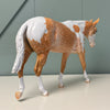 If You&#39;re Lucky OOAK Dappled Palomino Tobiano Mule By Dawn Quick EQ24