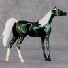 Apallo OOAK Metallic Green Deco Arabian Chip By Jamie Adamson HS24