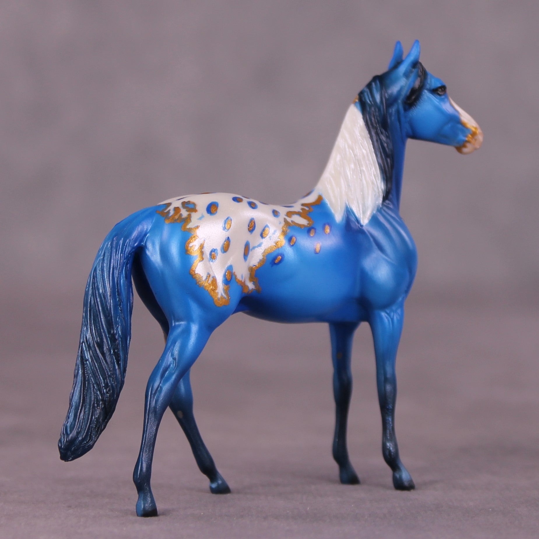 "Cerulean" OOAK Morgan Chip by Dawn Quick SHCF25OS