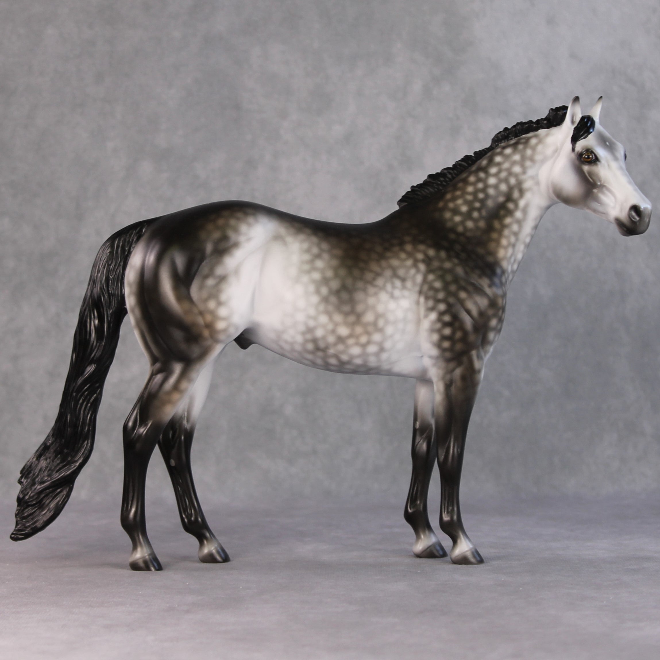 Winter Storm OOAK Dapple Rose Grey ISH By Ashley Palmer HS24