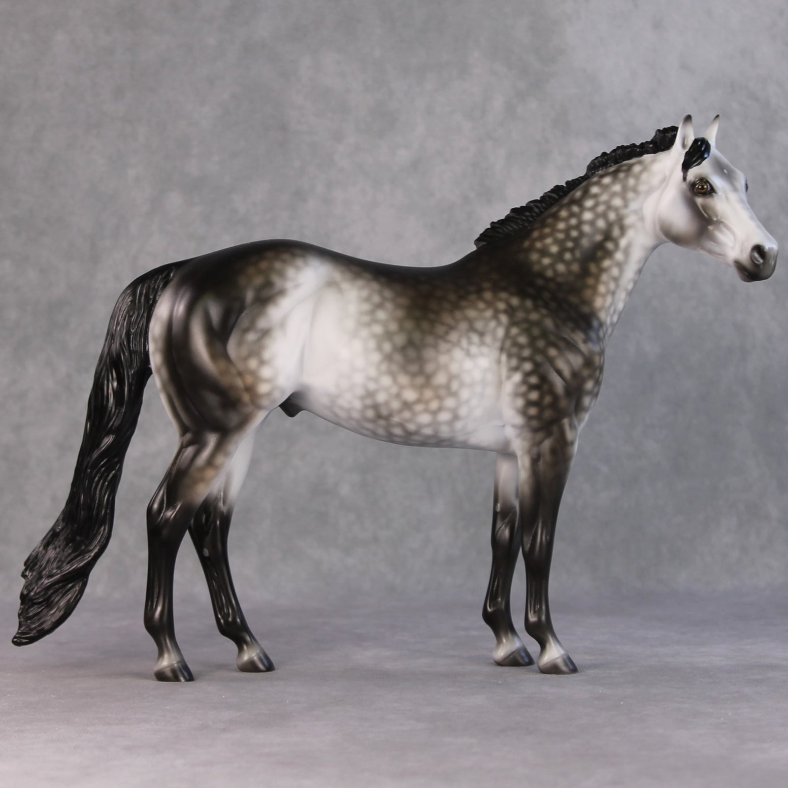 Winter Storm OOAK Dapple Rose Grey ISH By Ashley Palmer HS24