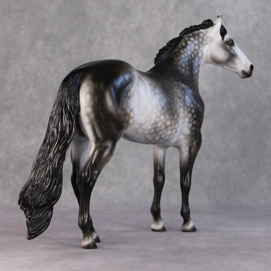 Winter Storm OOAK Dapple Rose Grey ISH By Ashley Palmer HS24