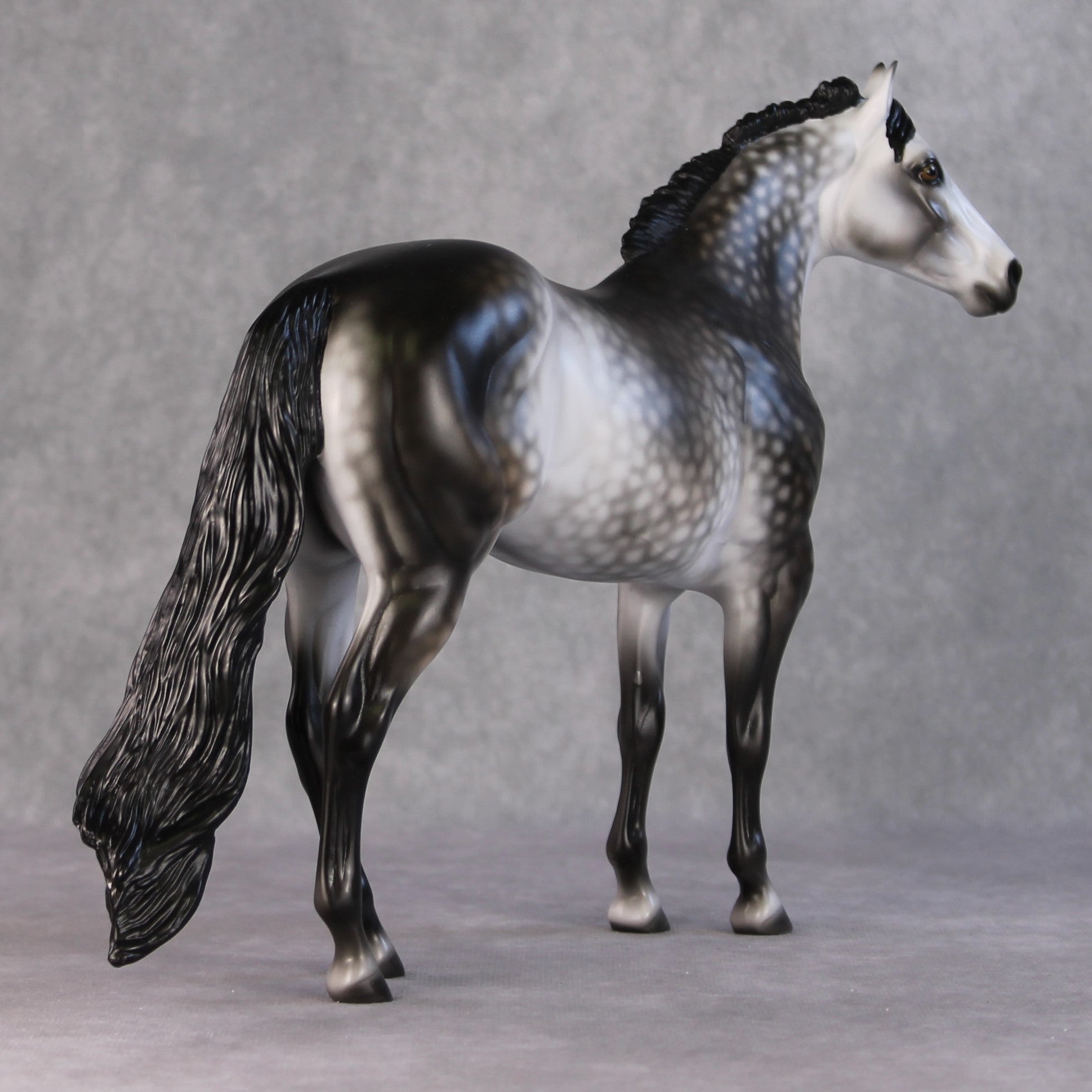 Winter Storm OOAK Dapple Rose Grey ISH By Ashley Palmer HS24