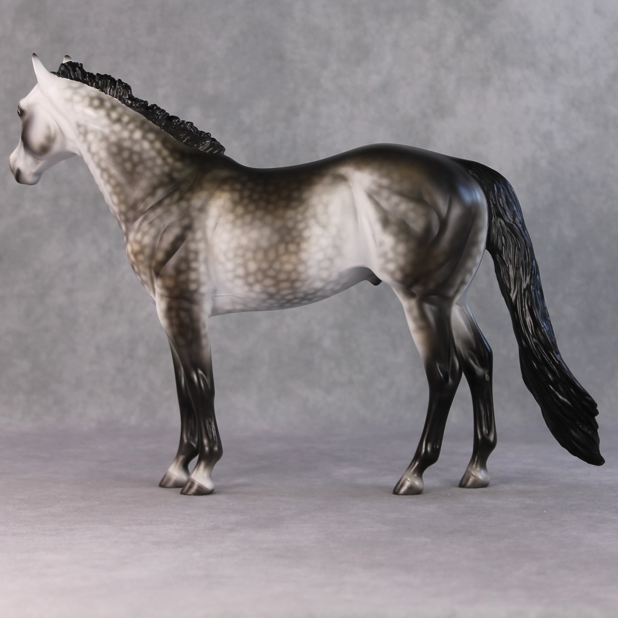 Winter Storm OOAK Dapple Rose Grey ISH By Ashley Palmer HS24