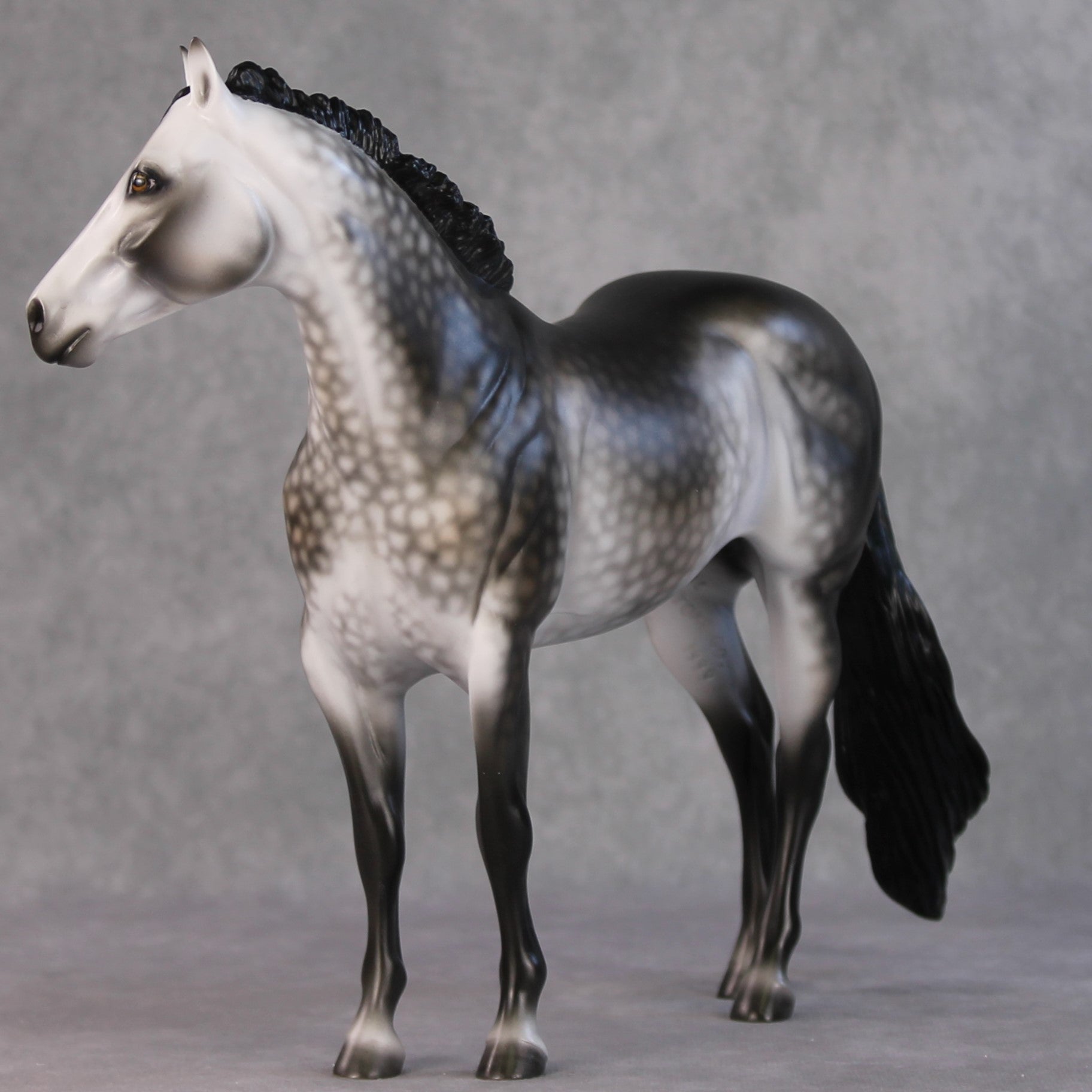 Winter Storm OOAK Dapple Rose Grey ISH By Ashley Palmer HS24