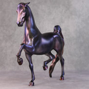 Daisy OOAK Purple Deco Custom Pinned Eared Saddlebred By Julie Keim HS24