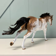 Touch & Go OOAK Buckskin Tobiano Custom Running Stock Horse By Sheryl Leisure Best Offers 6/25/24