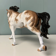 Touch & Go OOAK Buckskin Tobiano Custom Running Stock Horse By Sheryl Leisure Best Offers 6/25/24