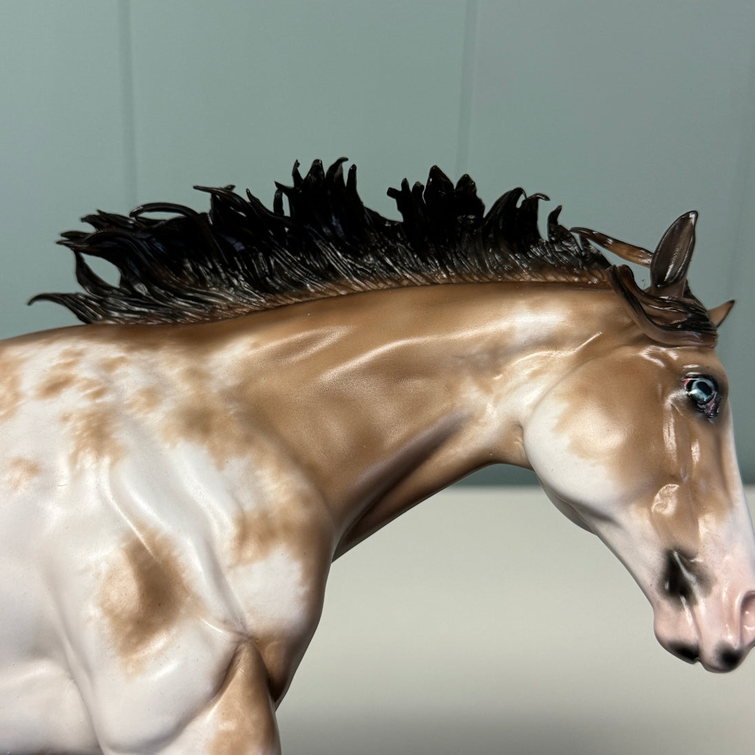 Touch & Go OOAK Buckskin Tobiano Custom Running Stock Horse By Sheryl Leisure Best Offers 6/25/24