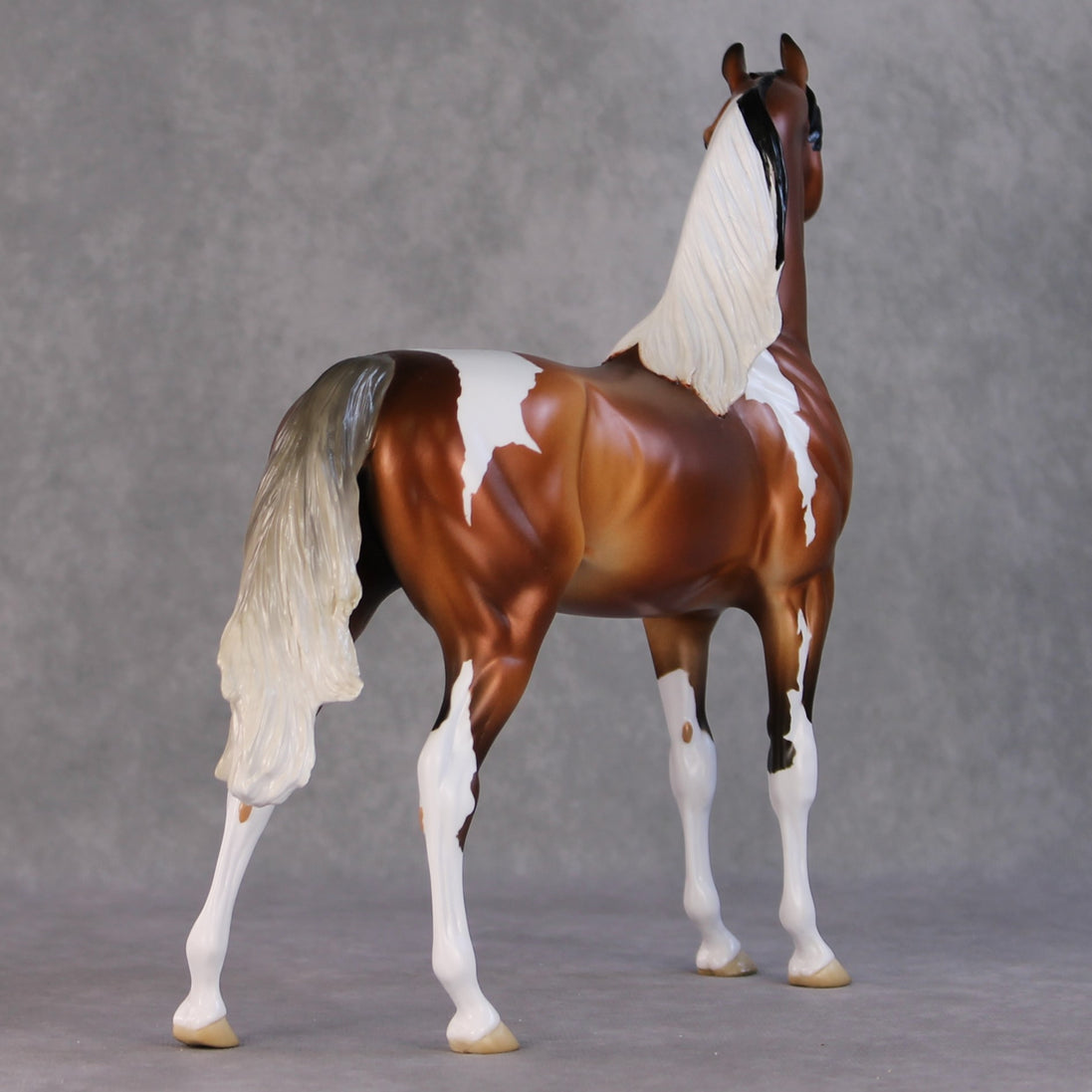 Ulaanbaatar OOAK Bay Tobiano With Gulastra Plume Arabian By Jess Hamill HS24