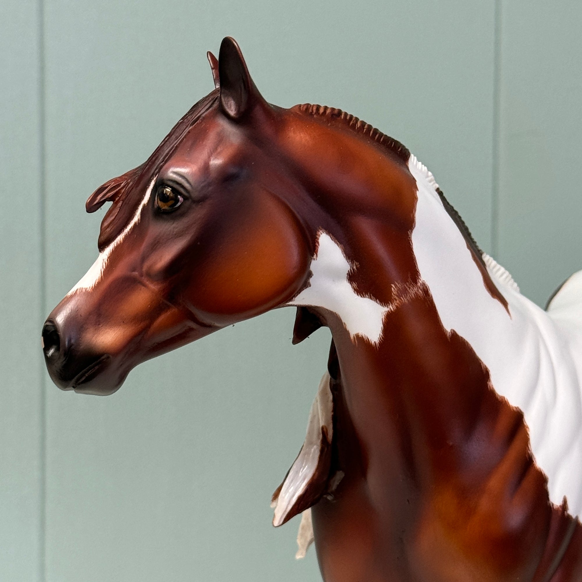 Red Pony OOAK Chestnut Tobiano Custom ISH By Julie Keim Best Offers 6/25/24
