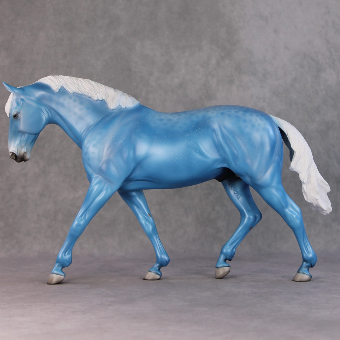 Subzero OOAK Reverse Dapple Blue Deco Irish Draught By Angela Marleau HS24