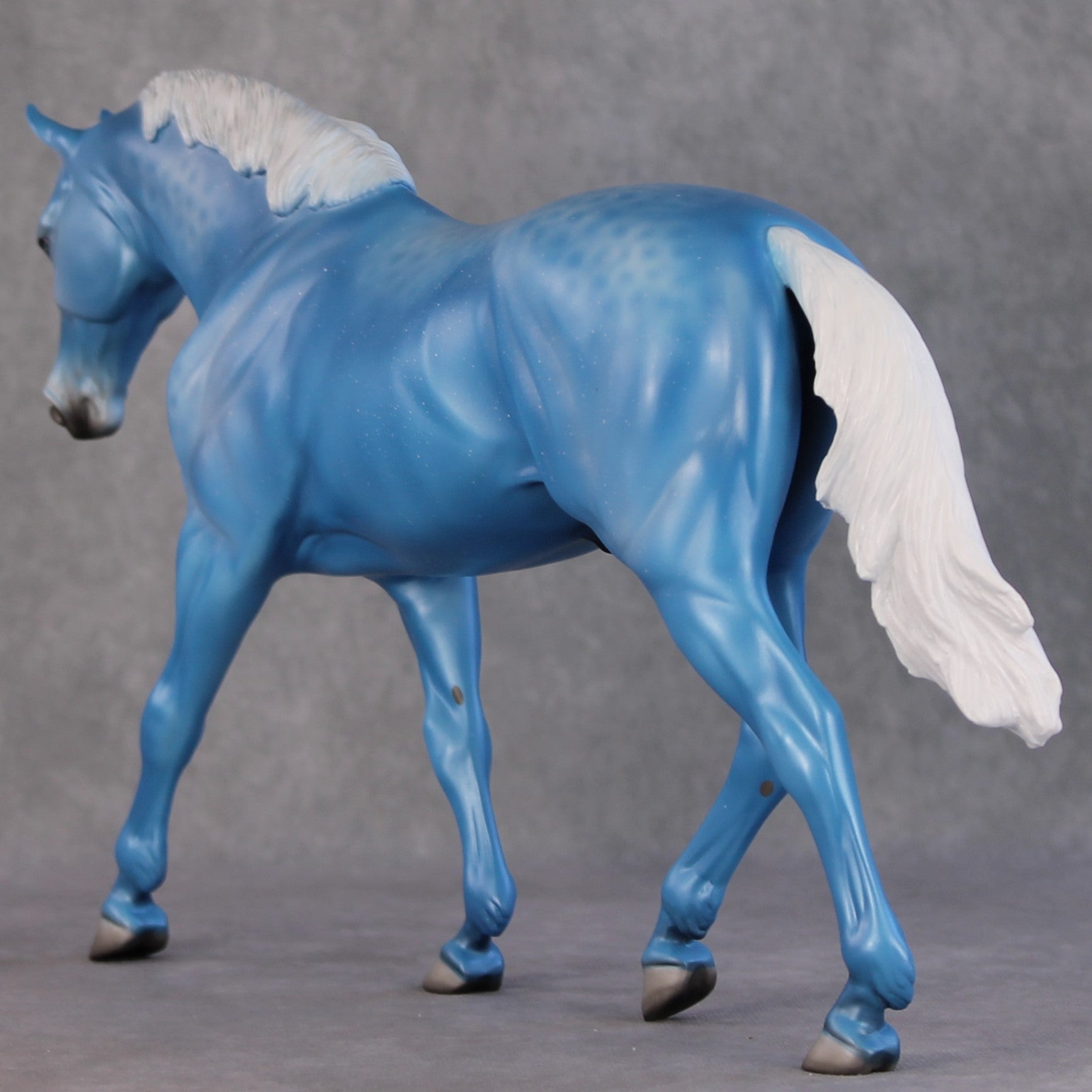 Subzero OOAK Reverse Dapple Blue Deco Irish Draught By Angela Marleau HS24