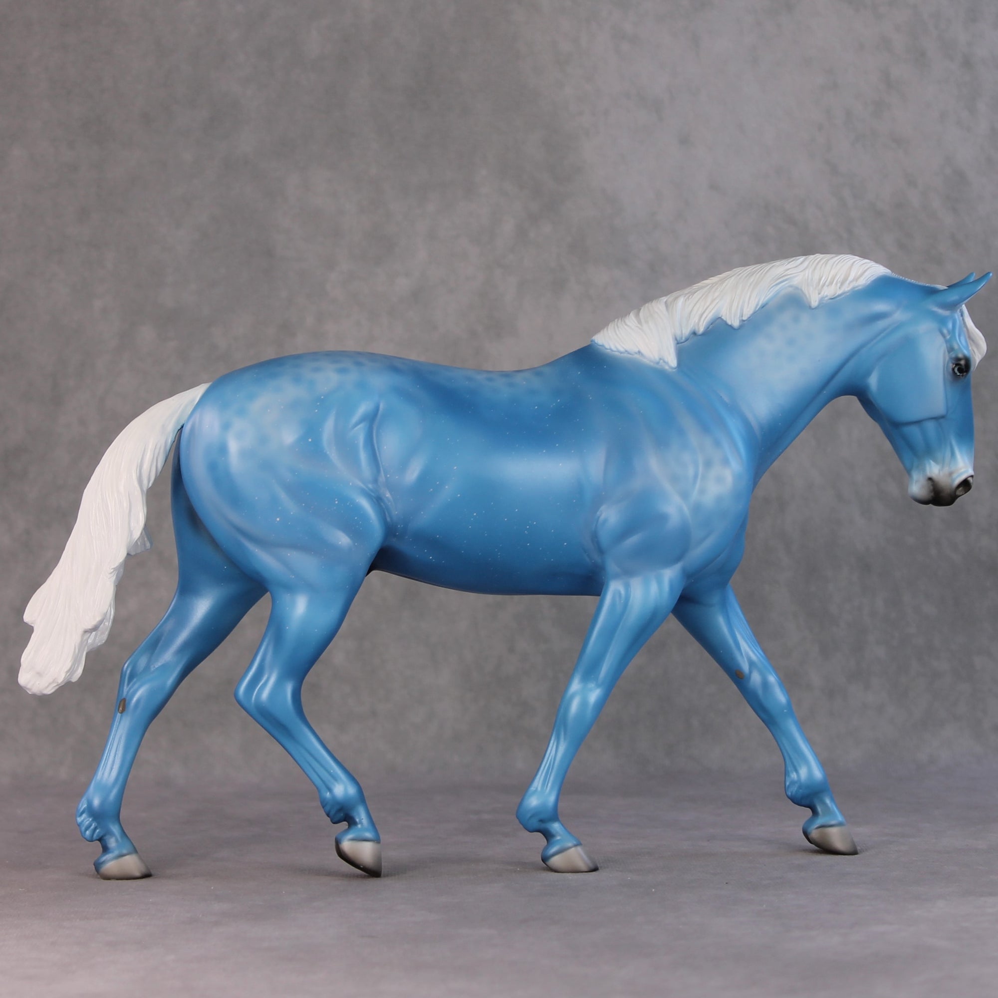 Subzero OOAK Reverse Dapple Blue Deco Irish Draught By Angela Marleau HS24