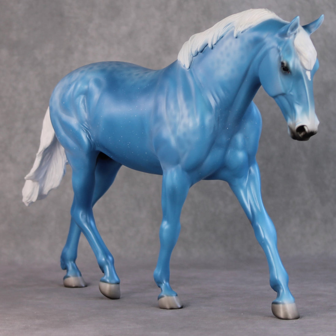 Subzero OOAK Reverse Dapple Blue Deco Irish Draught By Angela Marleau HS24