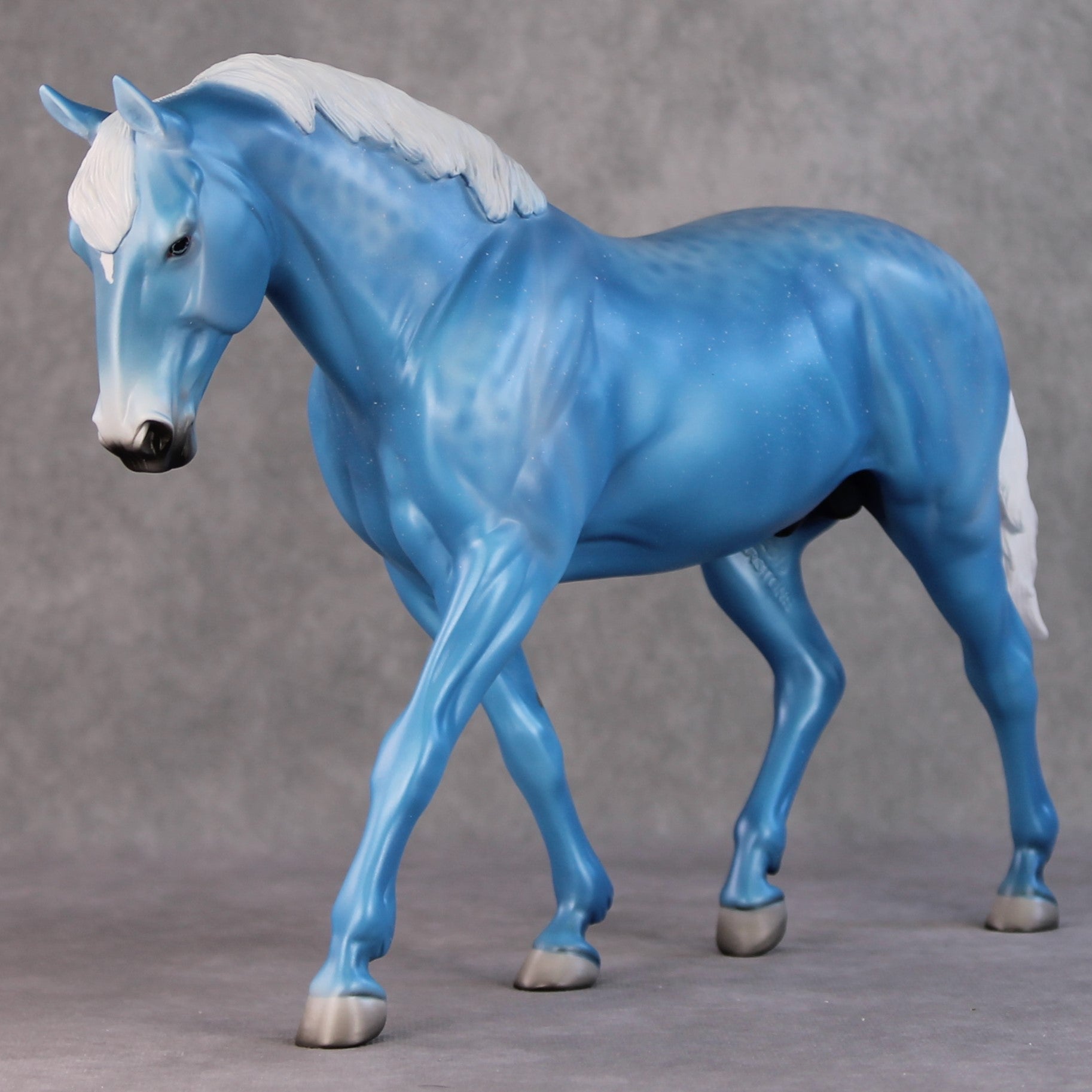 Subzero OOAK Reverse Dapple Blue Deco Irish Draught By Angela Marleau HS24