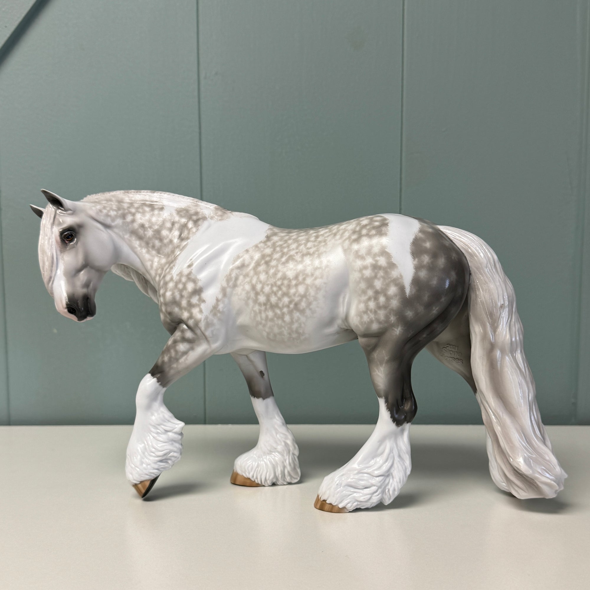 Coat & Tie OOAK Dappled Grey Irish Cob By Sheryl Leisure Best Offers 6/25/24