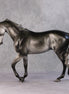 Mister Spinch OOAK Dark Dapple Grey Custom Thoroughbred By Dawn Quick HS24