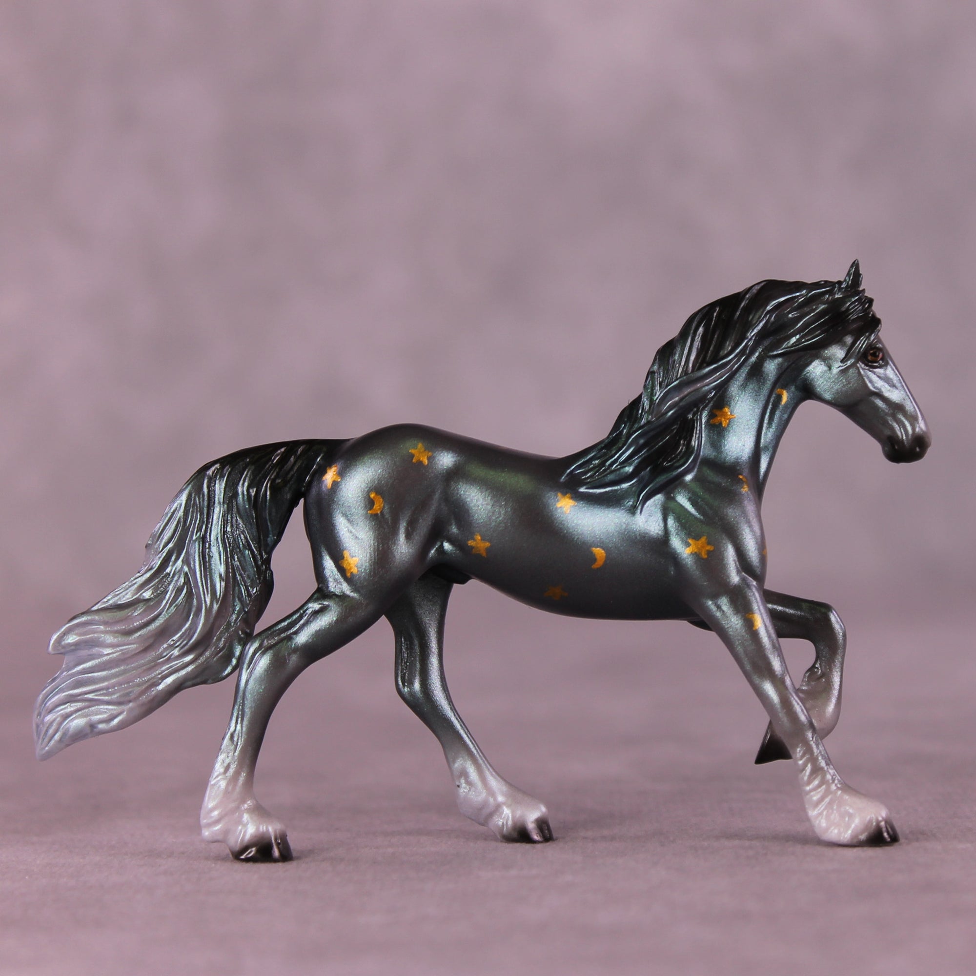 Wizard OOAK Chip Friesian by Ellen Robbins SCD25