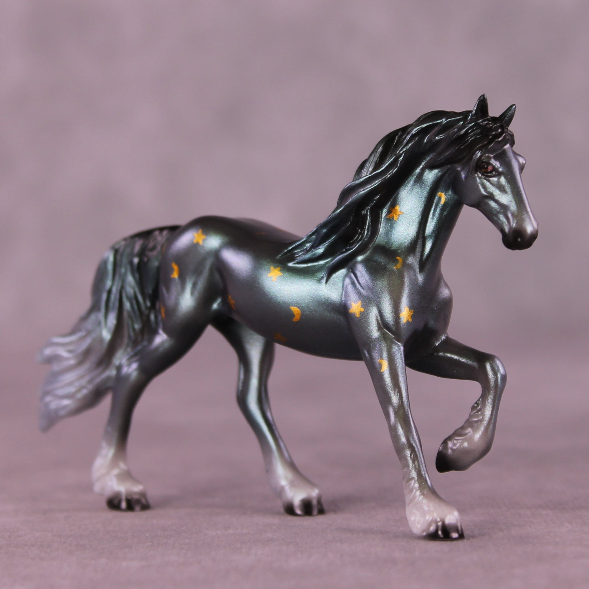 Wizard OOAK Chip Friesian by Ellen Robbins SCD25