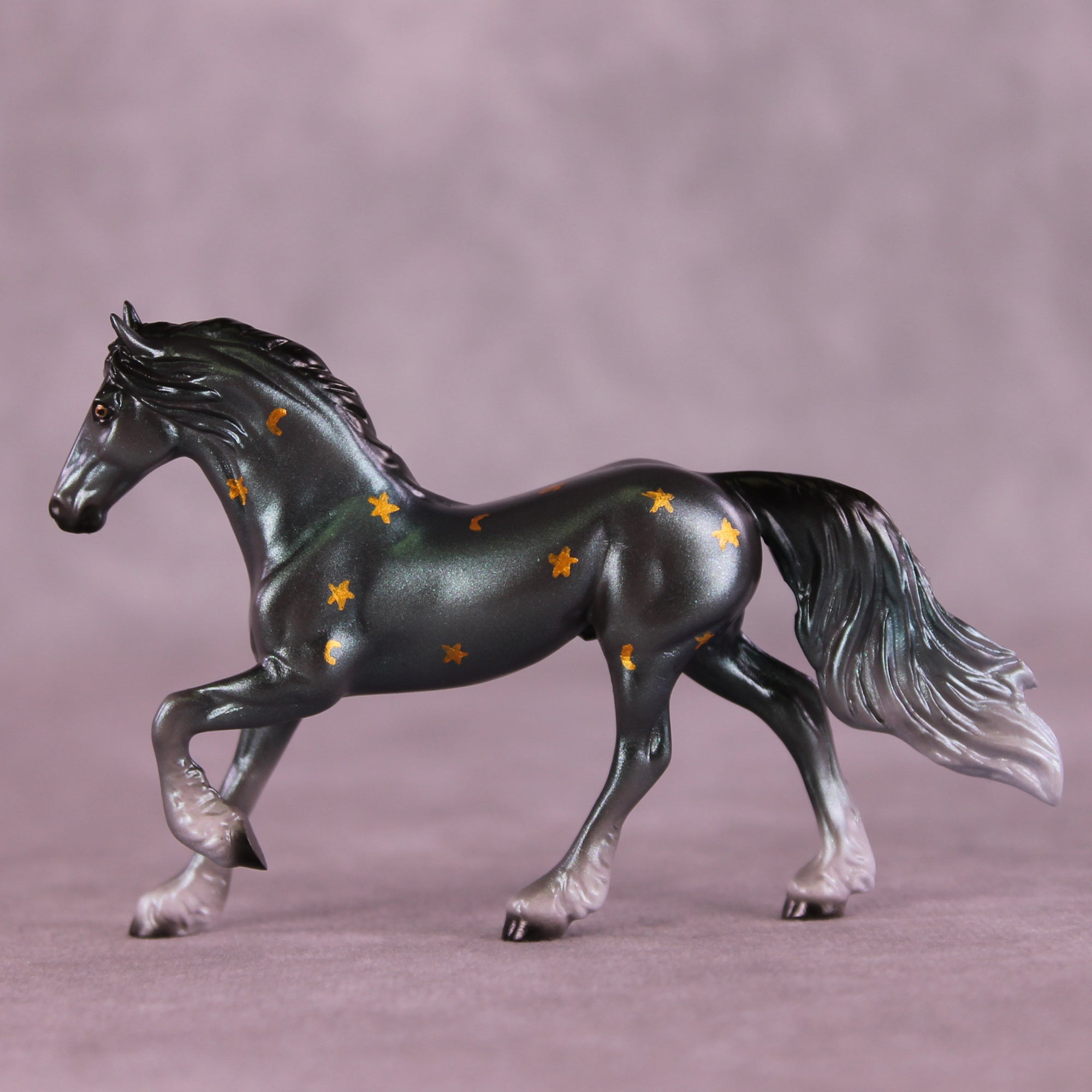 Wizard OOAK Chip Friesian by Ellen Robbins SCD25