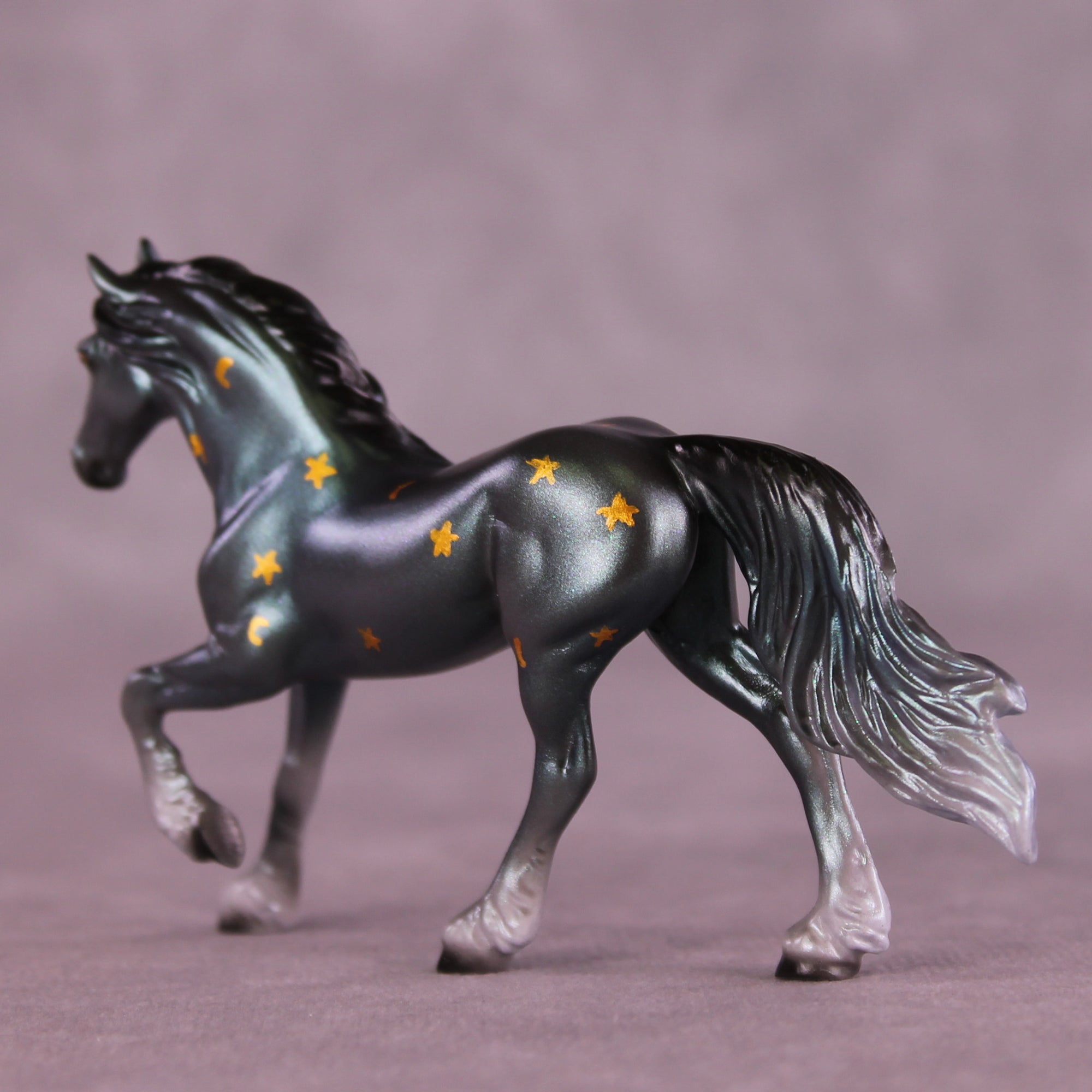 Wizard OOAK Chip Friesian by Ellen Robbins SCD25