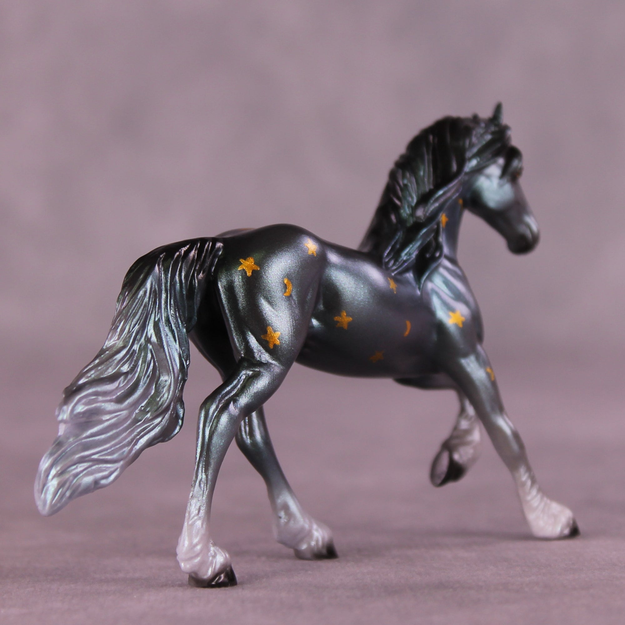 Wizard OOAK Chip Friesian by Ellen Robbins SCD25