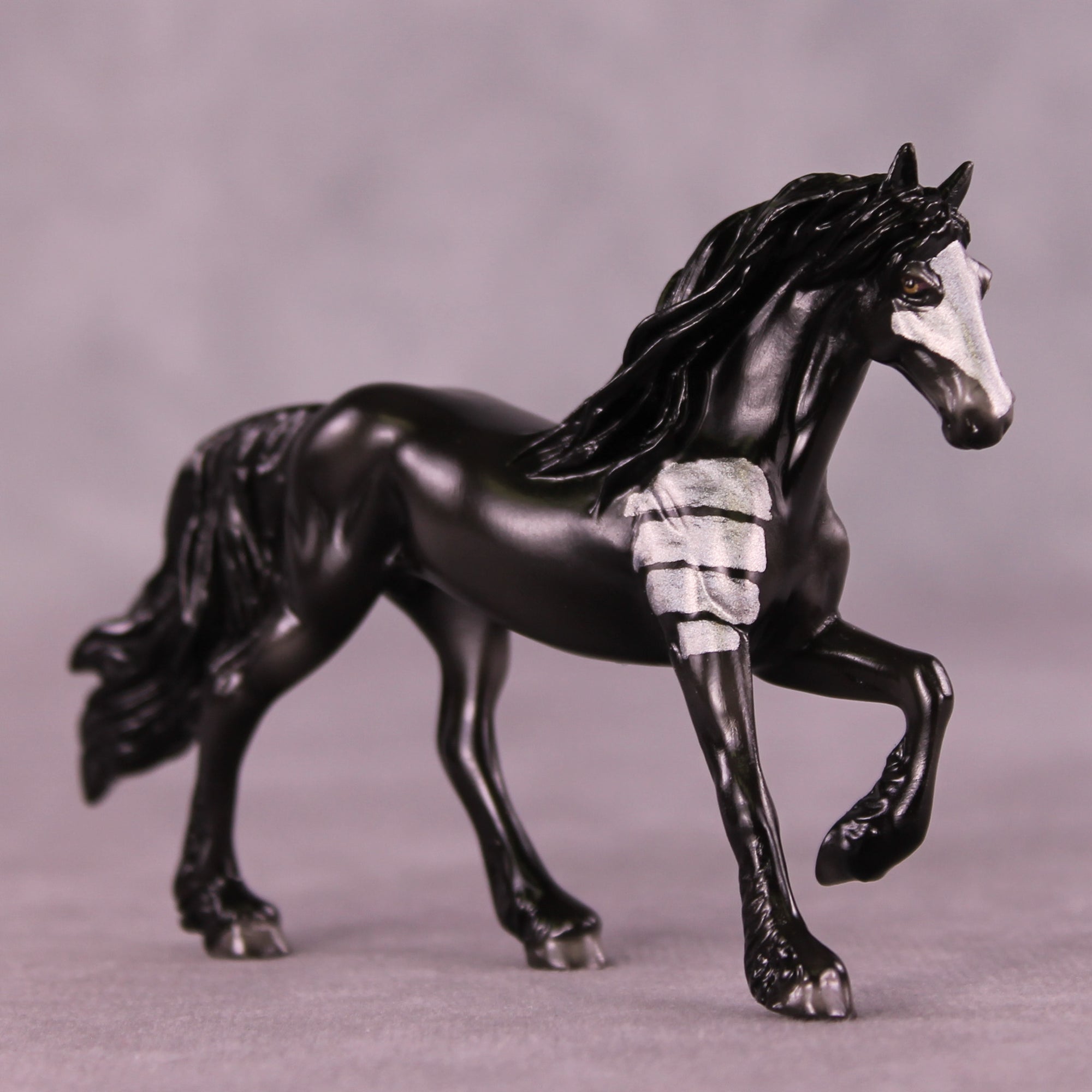 Armourer OOAK Chip Friesian by Ellen Robbins SCD25