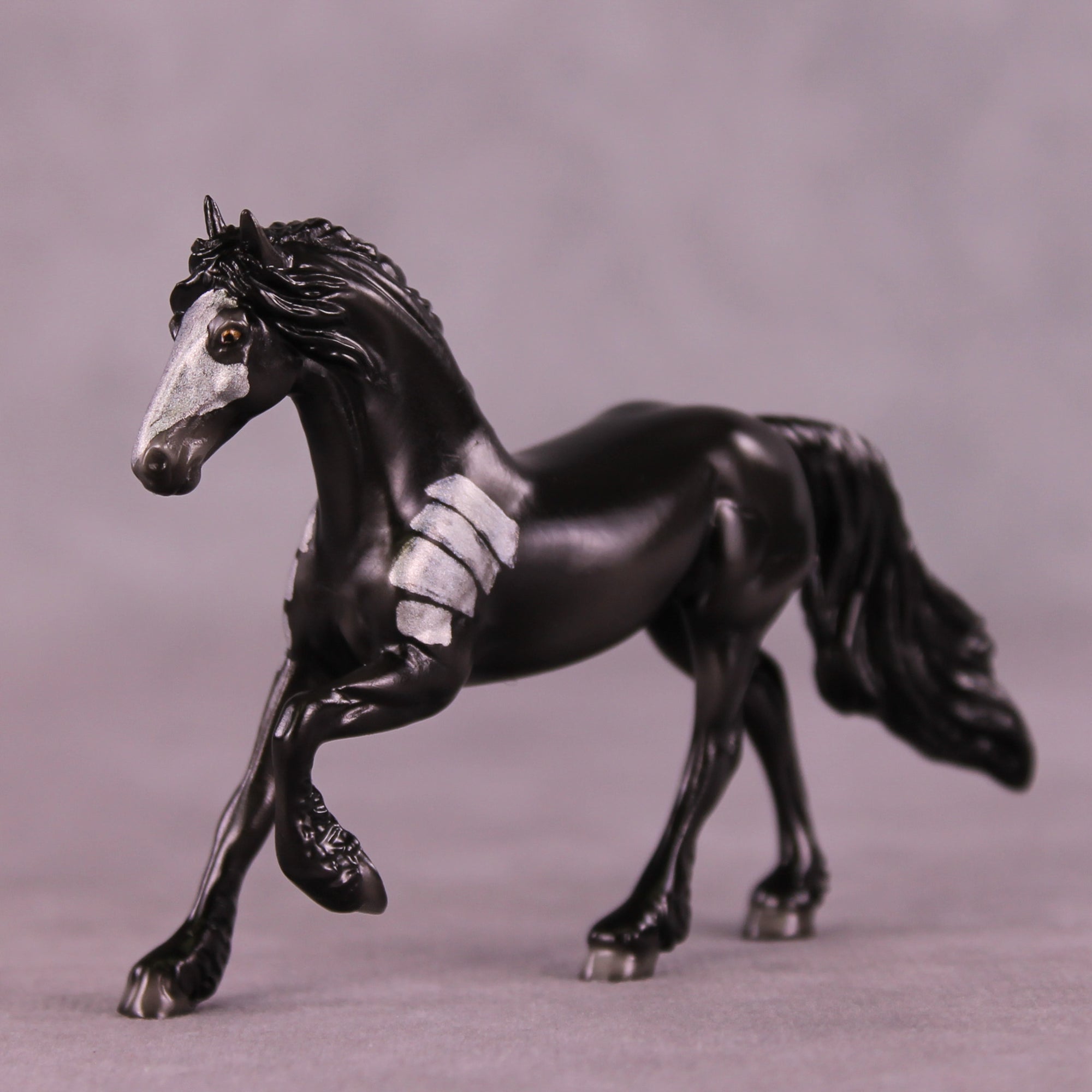 Armourer OOAK Chip Friesian by Ellen Robbins SCD25