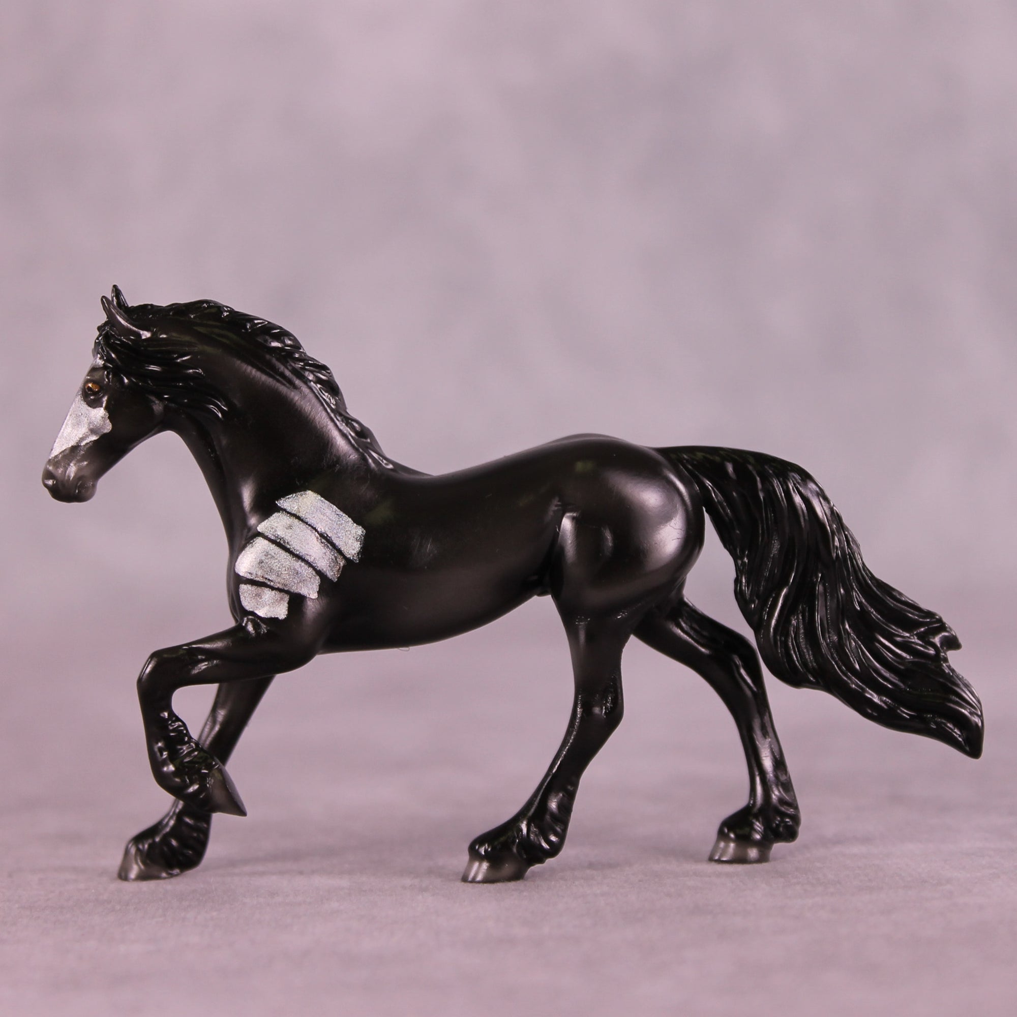 Armourer OOAK Chip Friesian by Ellen Robbins SCD25