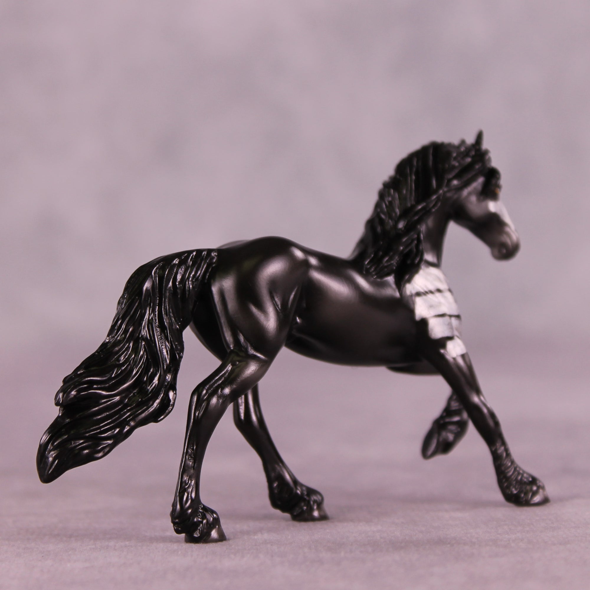 Armourer OOAK Chip Friesian by Ellen Robbins SCD25