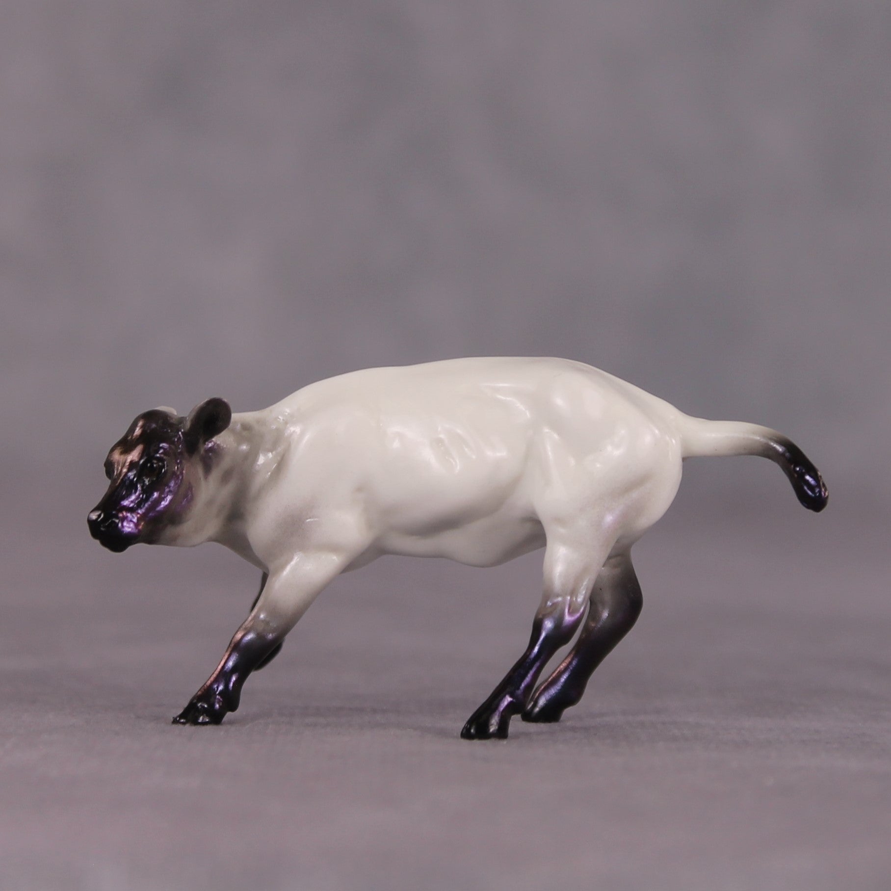 "Mayhem" OOAK Cow Chip by Ellen Robbins SHCF25OS