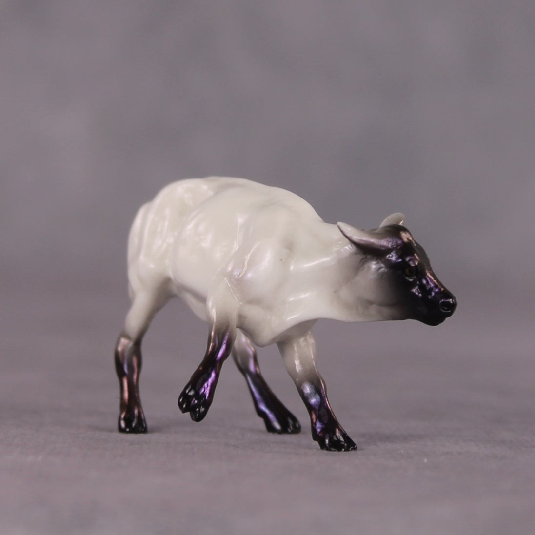 "Mayhem" OOAK Cow Chip by Ellen Robbins SHCF25OS