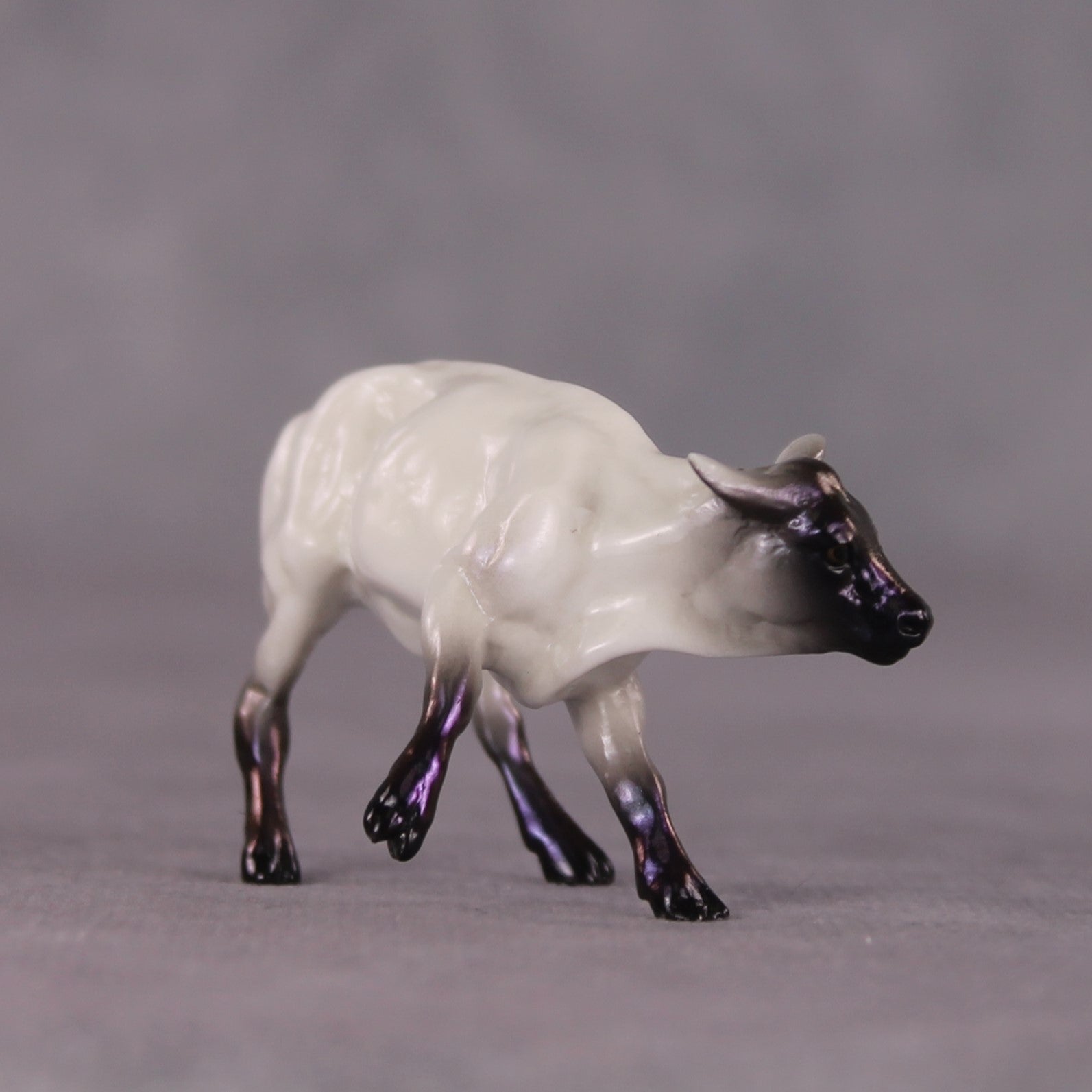 "Mayhem" OOAK Cow Chip by Ellen Robbins SHCF25OS